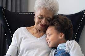 Grandmother with grandchild